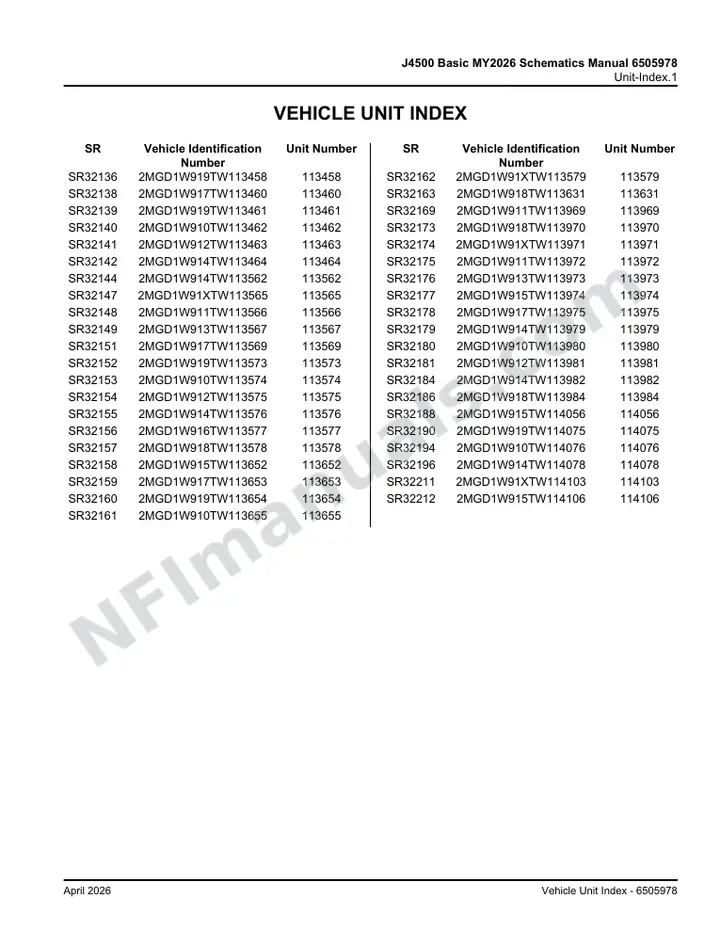 J4500 Basic MY2026 Schematics Manual 6505978 first-page preview