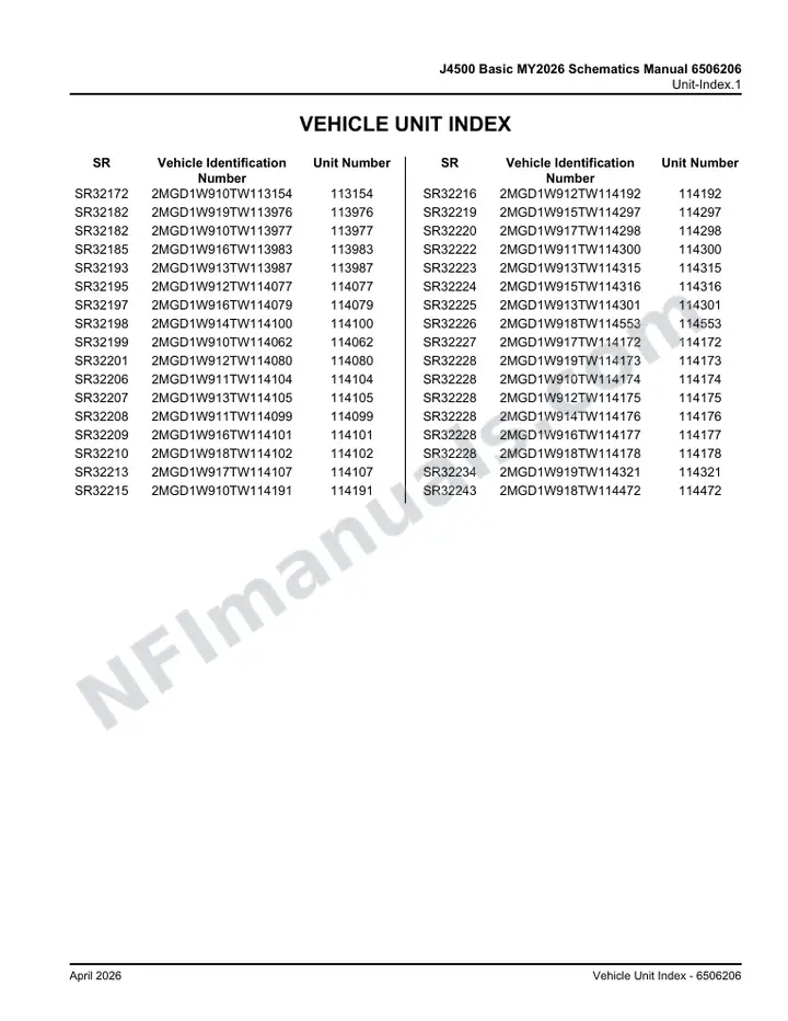 J4500 Basic MY2026 Schematics Manual 6506206 first-page preview
