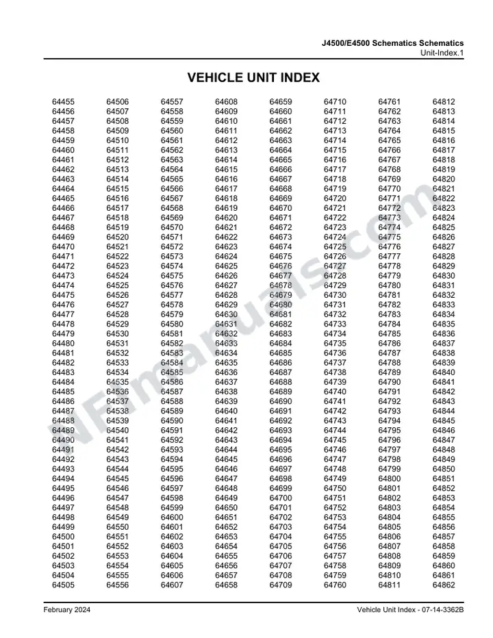 J4500/E4500 J4500/E4500 Schematics Schematics, 2007 for Units 64455-64917 first-page preview