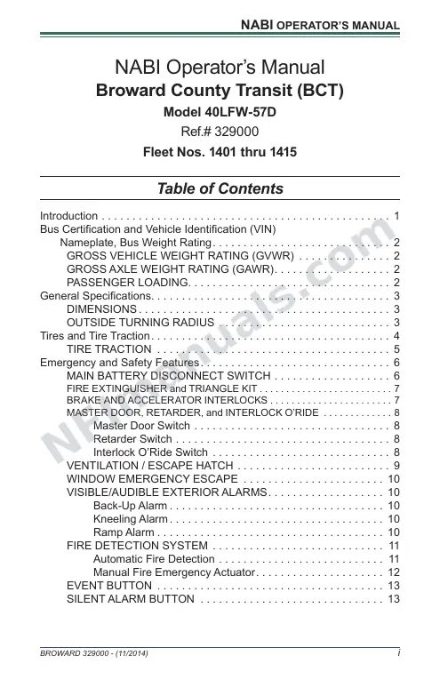 SR9282 (329000) Operator’s Manual, Broward first-page preview