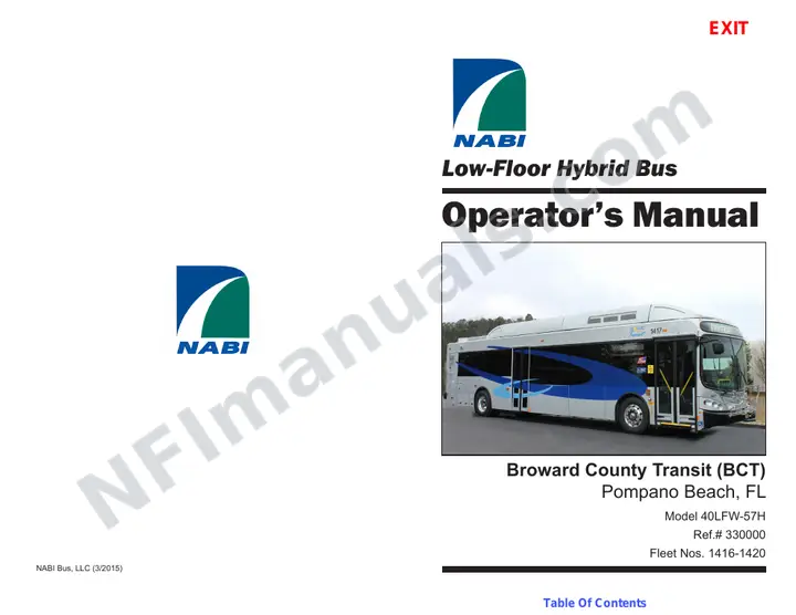SR9283 (330000) Operator’s Manual, Broward first-page preview