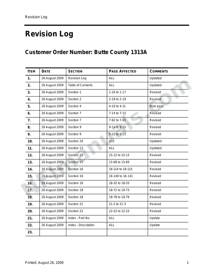 Butte County 1313A.book first-page preview