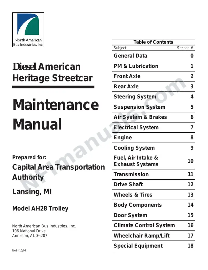 SR9201 (249000) Service Manual, CATA Lansing first-page preview