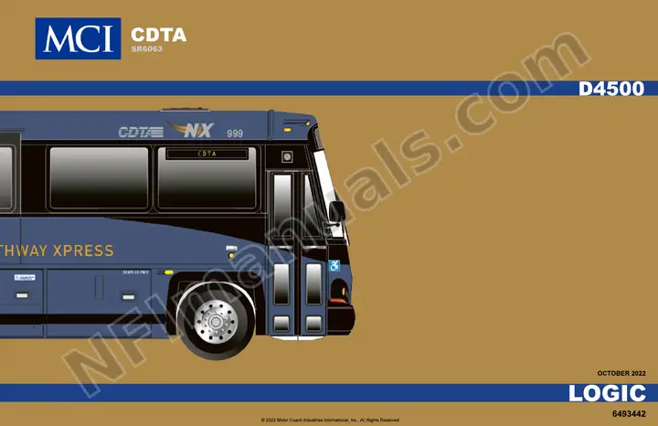 D4500 CDTA - Albany SR6063 Logic Manual, 2022 for Units 16611, 16612 first-page preview