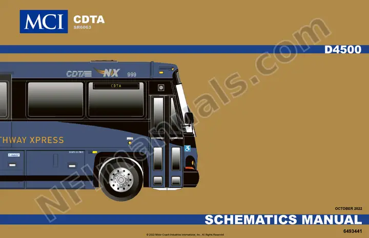 D4500 CDTA - Albany SR6063 Schematics, 2022 for Units 16611, 16612 first-page preview