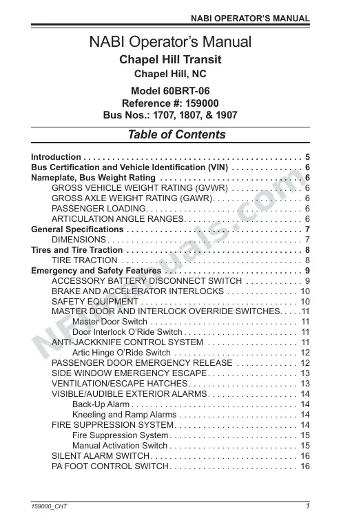 SR9128 (159000) Operator’s Manual, Chapel Hill first-page preview