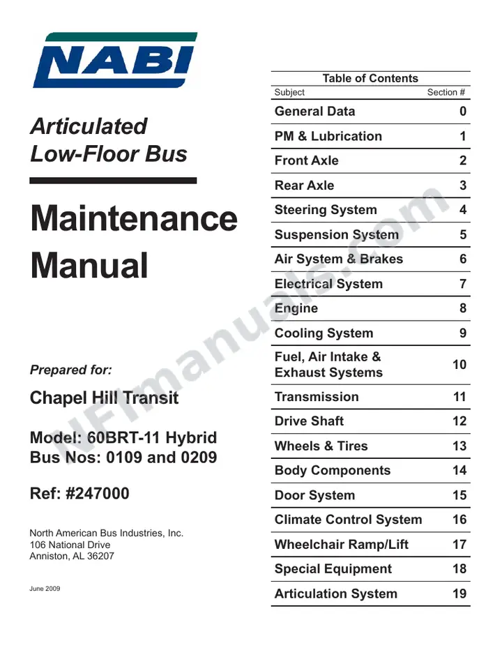 SR9199 (247000) Service Manual, Chapel Hill first-page preview