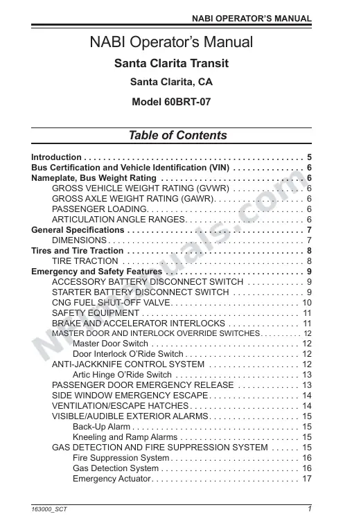 SR9131 (163000) Operator’s Manual, Santa Clarita first-page preview