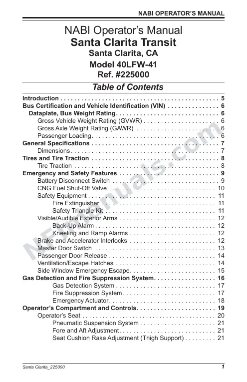 SR9179 (225000) Operator’s Manual, Santa Clarita first-page preview