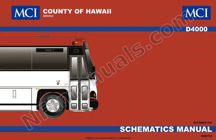 D4000 County of Hawaii SR6062 Schematics, 2022 for Units 105474-105477 first-page preview