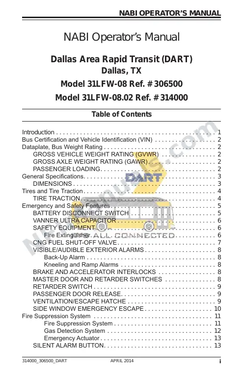 SR9254/SR9263 (306500/314000) Operator’s Manual, DART first-page preview