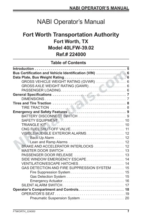 SR9178 (224000) Operator’s Manual, Ft.Worth first-page preview