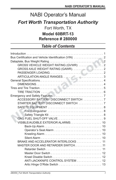 SR9228 (280000) Operator’s Manual, Fort Worth first-page preview