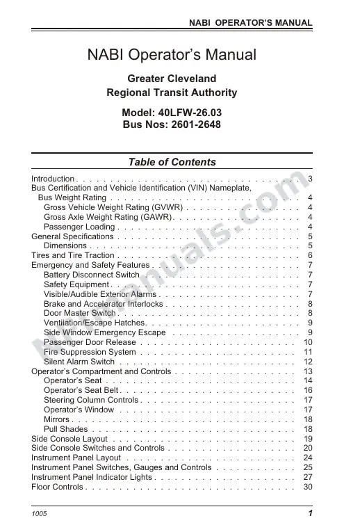 SR9099 (125000) Operator’s Manual, Cleveland first-page preview