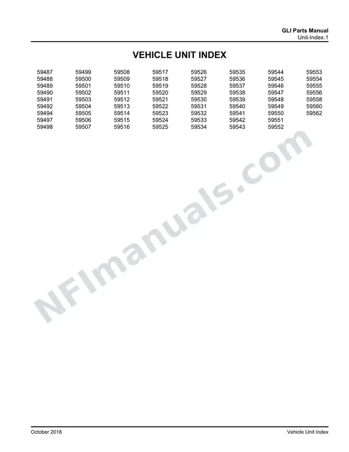 D4505 GLI Parts Manual 03 15 7673, Effective with VIN Units 59487 59562 first-page preview