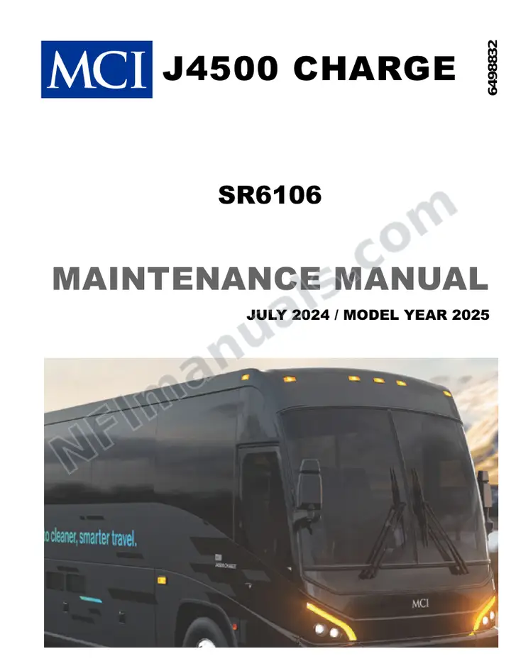 J4500 CHARGE GSA - Marine Barracks Maintenance Manual SR6106, Effective with VIN Units 109544-109546 first-page preview