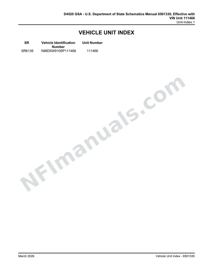 D4520 GSA - U.S. Department Of State Schematics Manual SR6135 first-page preview