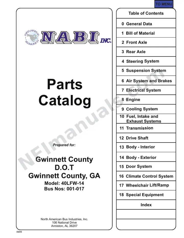 SR9051 (65000) Parts Manual, Gwinnett Co first-page preview