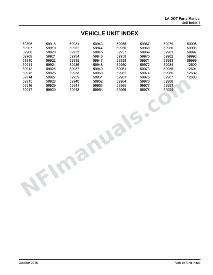 D4000 LA DOT CNG Parts Manual 03 15 9322, Effective with VIN Units 59895 59999, 12600 12603 first-page preview