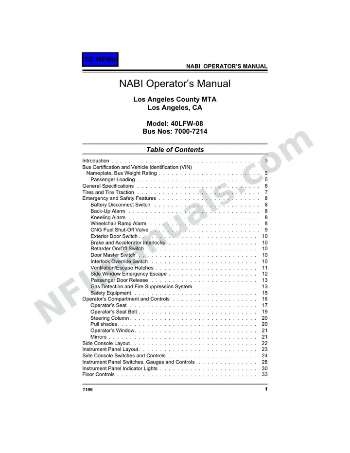 SR9030 (40000) Operator’s Manual, LA Metro first-page preview