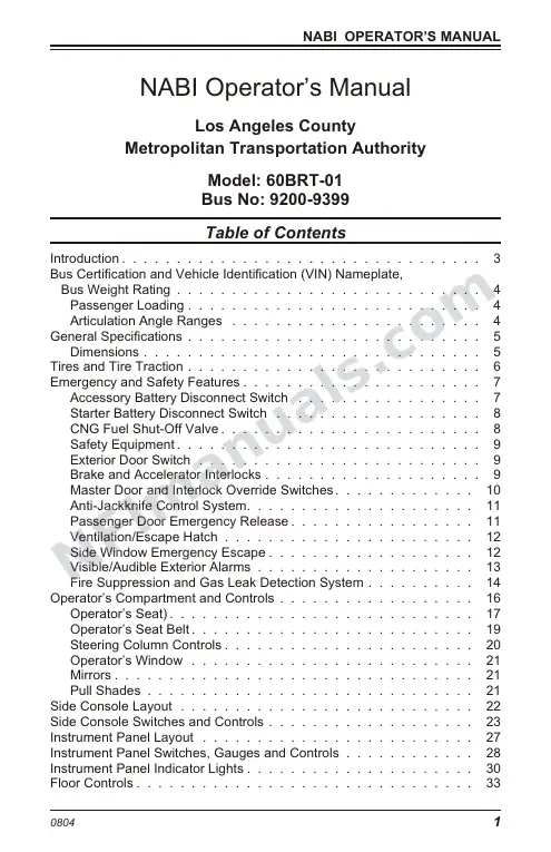 SR9091/SR9092 (115000/115500) Operator’s Manual, La Metro first-page preview