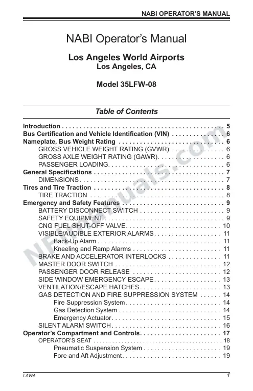 SR9115 (142000) Operator’s Manual, LAWA first-page preview