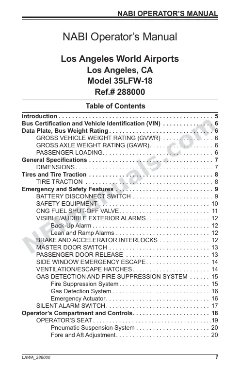 SR9236 (288000) Operator’s Manual, LAWA first-page preview