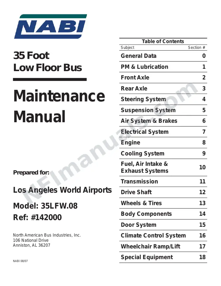 SR9115 (142000) Service Manual, LAWA first-page preview