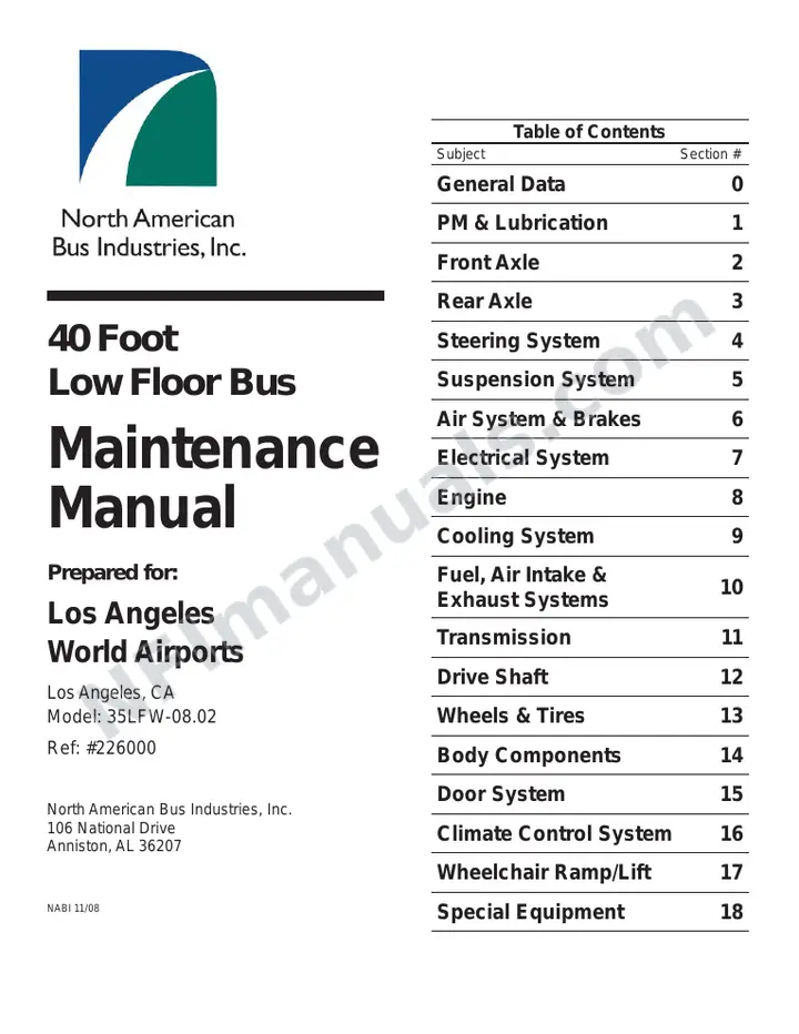 SR9180 (226000) Service Manual, LAWA first-page preview