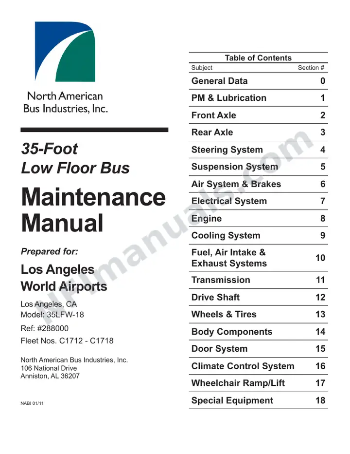 SR9236 (288000) Service Manual, LAWA first-page preview
