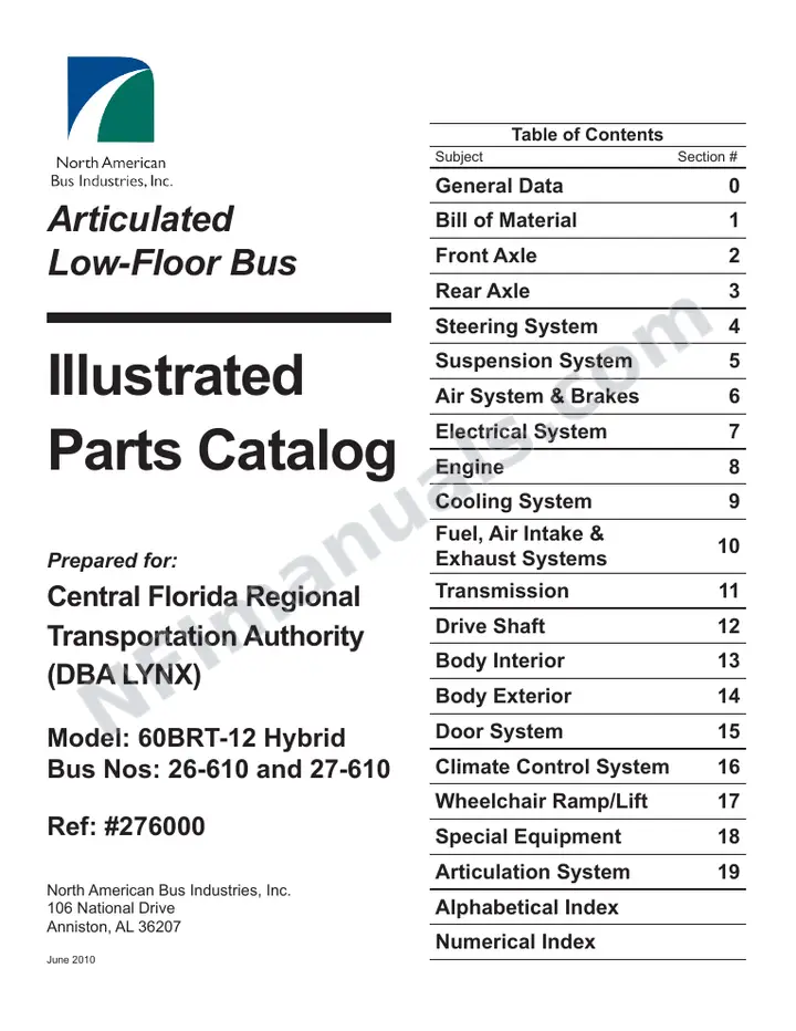 SR9224 (276000) Parts Manual, Lynx first-page preview