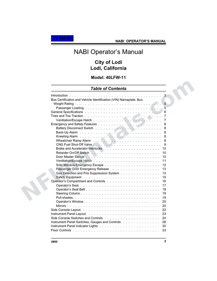 SR9044 (57000) Operator’s Manual, Lodi City first-page preview