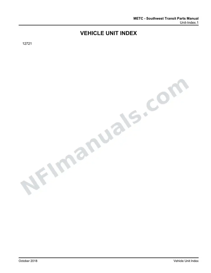 D4500 METC Southwest Transit Parts Manual 03 15 9729, Effective with VIN Unit 12721 first-page preview