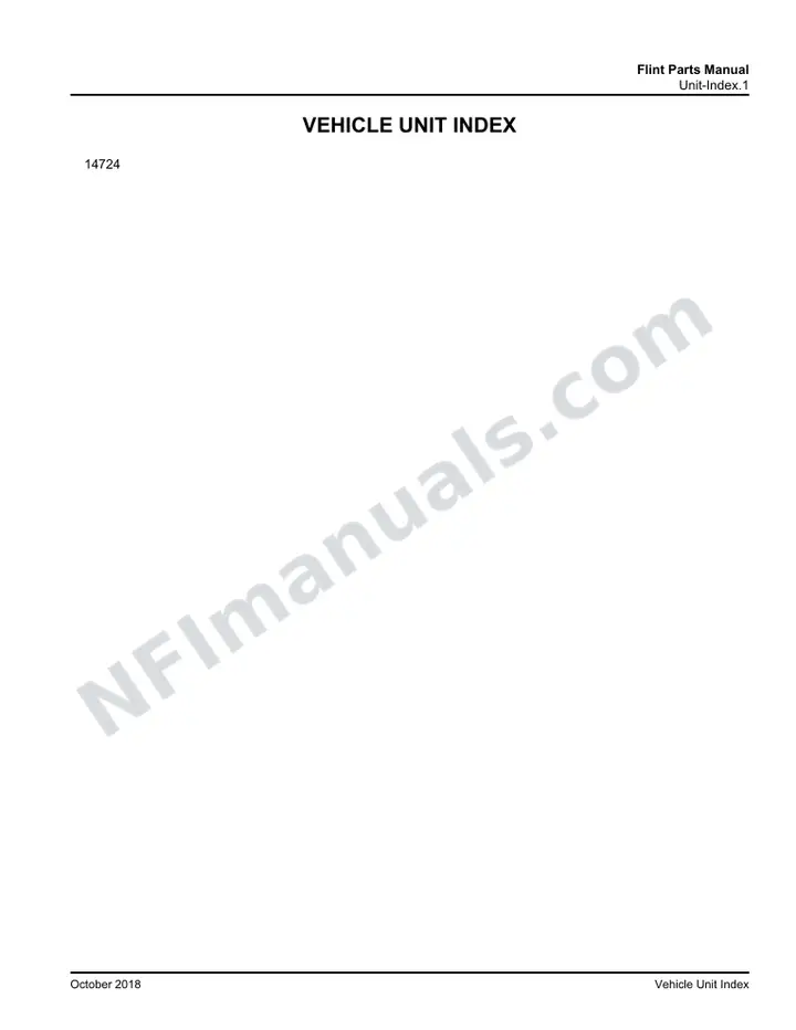 D4500 Mass Transportation Authority Flint CNG Parts Manual 03 26 2487, Effective with VIN Unit 14724 first-page preview
