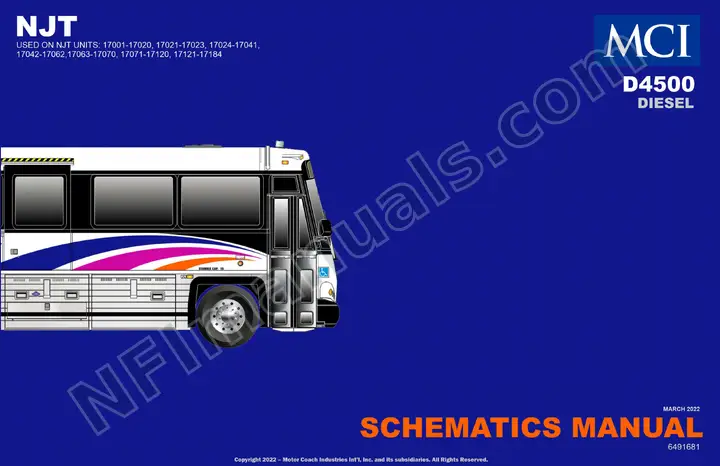 D4500 D4500 New Jersey Transit 6491681 Schematics, 2022 for Units 14227-14265, 14268-14320, 14345-14377, 14450-14459, 14461-14509, 14508, 17001-17184 first-page preview