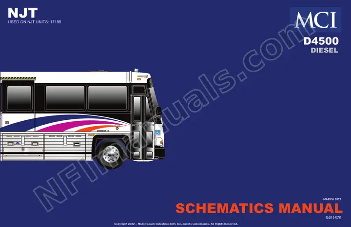 D4500 New Jersey Transit 6491679 Schematics, 2022 for Unit 14600 first-page preview