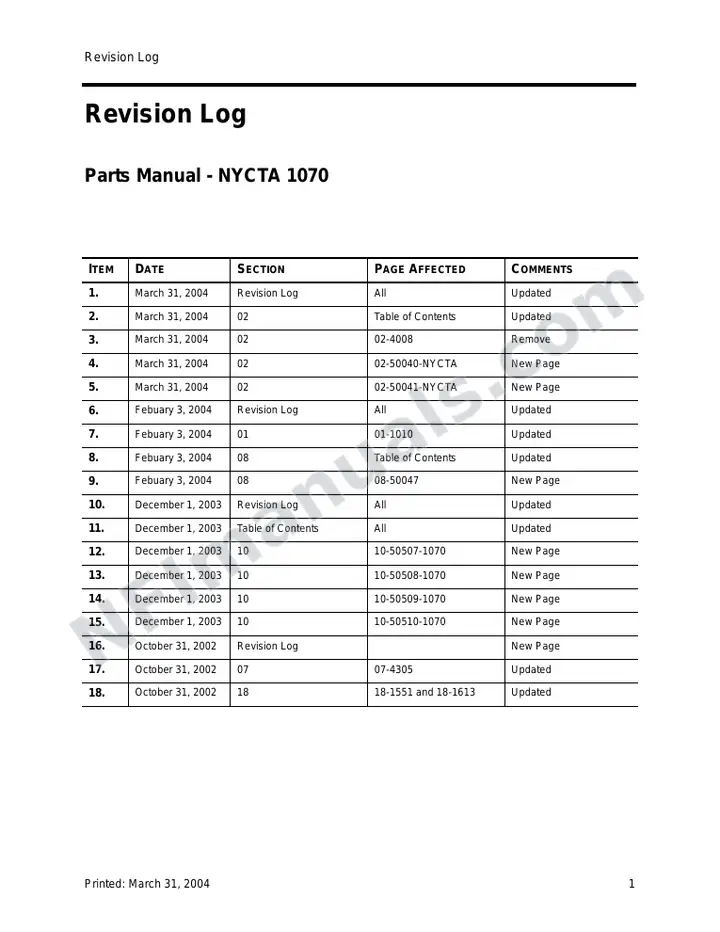 1070B NYCTA first-page preview