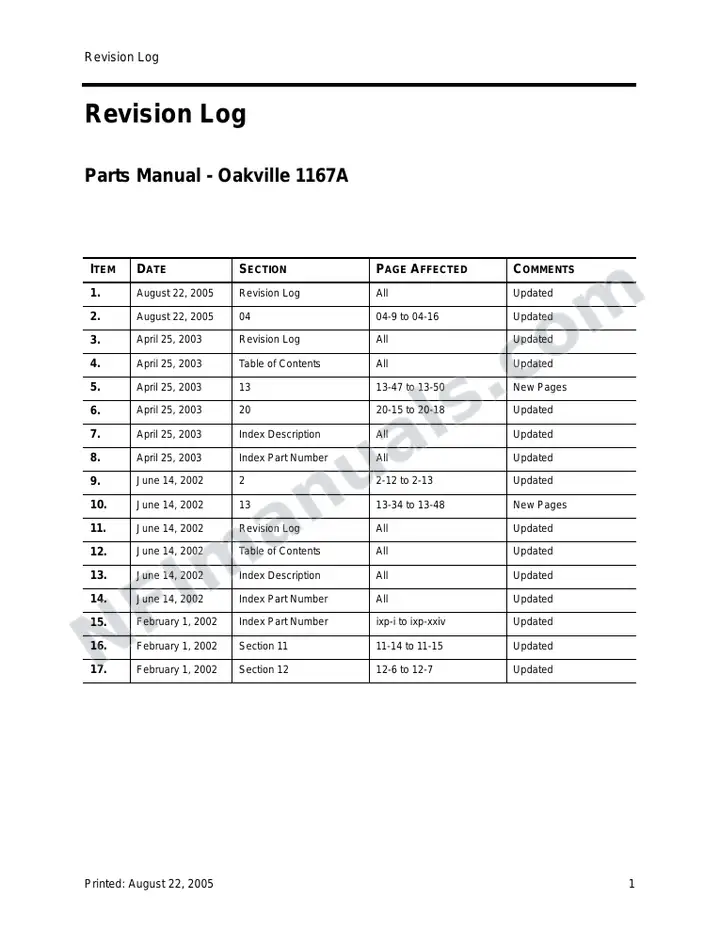 Oakville 1167A_Final.book first-page preview