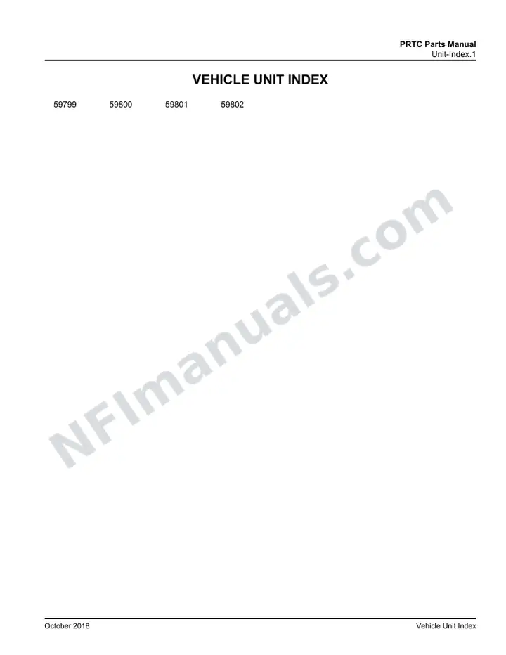 D4500 PRTC Parts Manual 03 15 9218, Effective with VIN Units 59799 59802 first-page preview