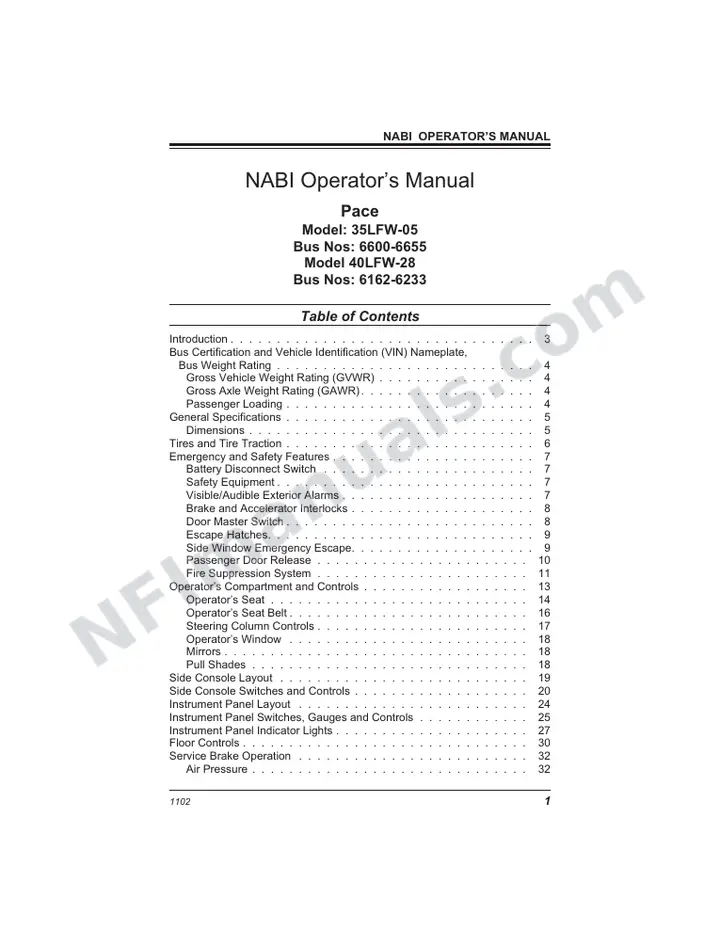 SR9074/SR9075 (92000/93000) Operator’s Manual, PACE first-page preview