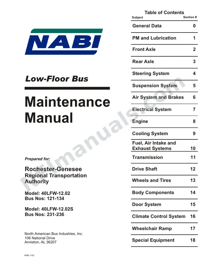 SR9046 (60000) Service Manual, RGRTA Rochester first-page preview