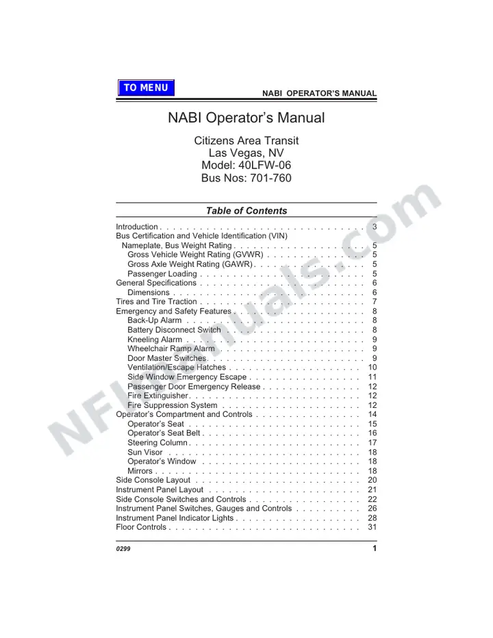 SR9026 (35000) Operator’s Manual, Las Vegas first-page preview