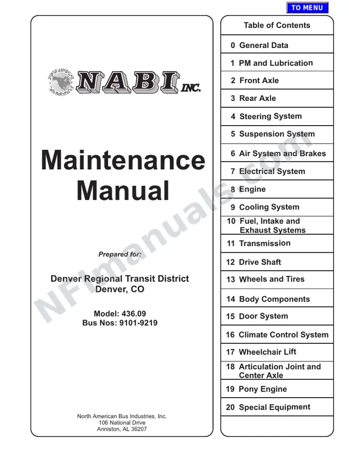 SR9038 (49000) Service Manual, RTD Denver first-page preview