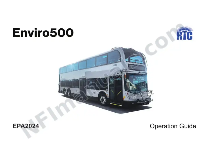 ADL Enviro500 Manual Package - Regional Transportation Commission of Southern Nevada included manual preview