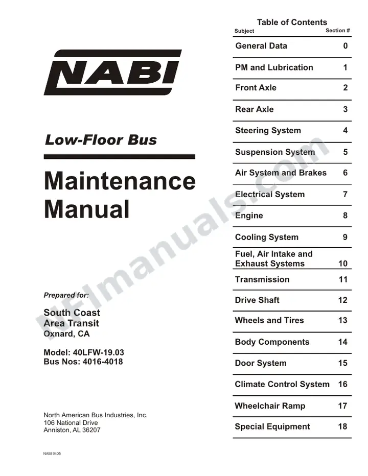 SR9090 (114000) Service Manual, SCAT Oxnard first-page preview