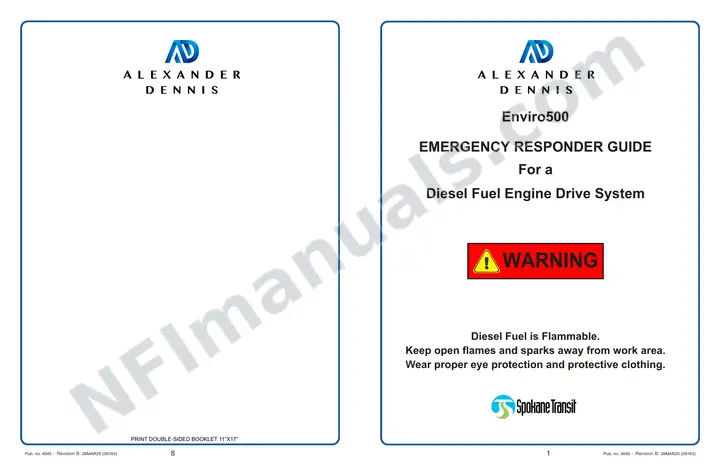 4045 - Enviro500 Responders Guide first-page preview