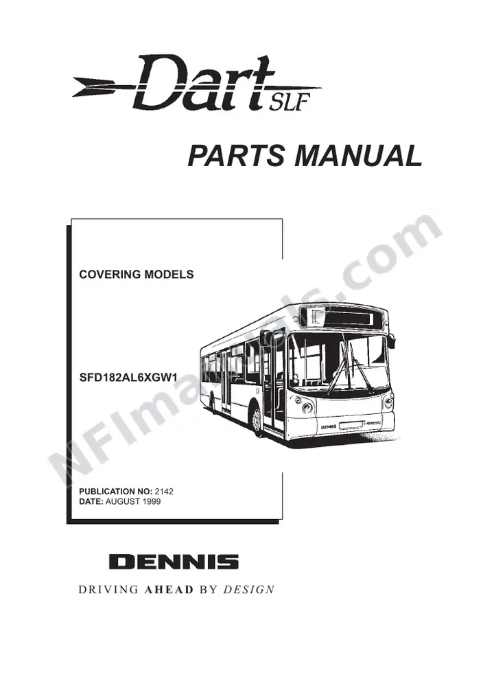 Thomas Dennis, 2142 Chassis Parts Manual first-page preview