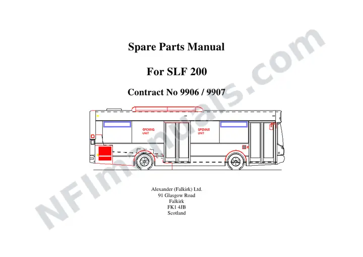 Thomas Dennis, 9906/9907 Body Parts Manual first-page preview