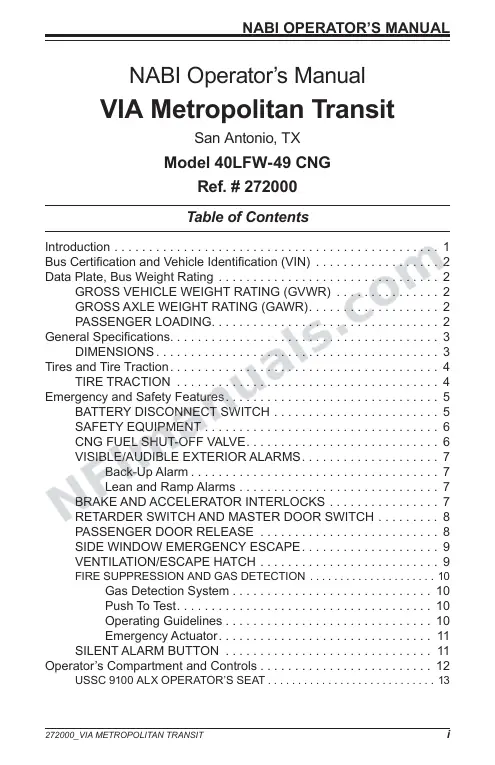 SR9221 (272000) Operator’s Manual, San Antonio first-page preview