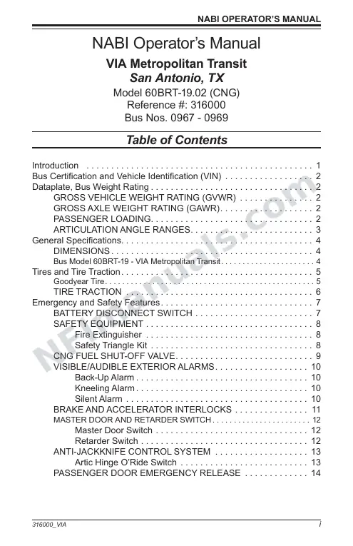 SR9265 (316000) Operator’s Manual, VIA first-page preview